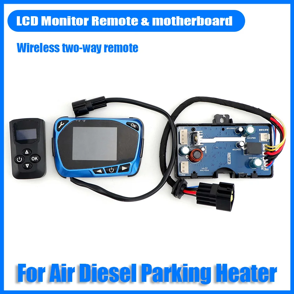 12V / 24V 3KW 5KW 8KW Air Diesel Heater LCD Monitor Switch Control Panel Remote Board Motherboard For Car Truck Advanced Setting