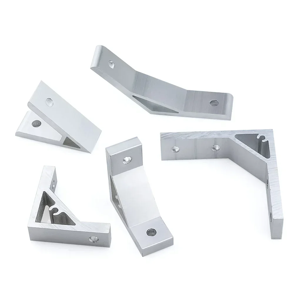4Pcs 90 Degree Corner Angle Bracket 2020 3030 4040 4545 5050 6060 Connection Joint for V-Slot T-Slot European Aluminum Profiles