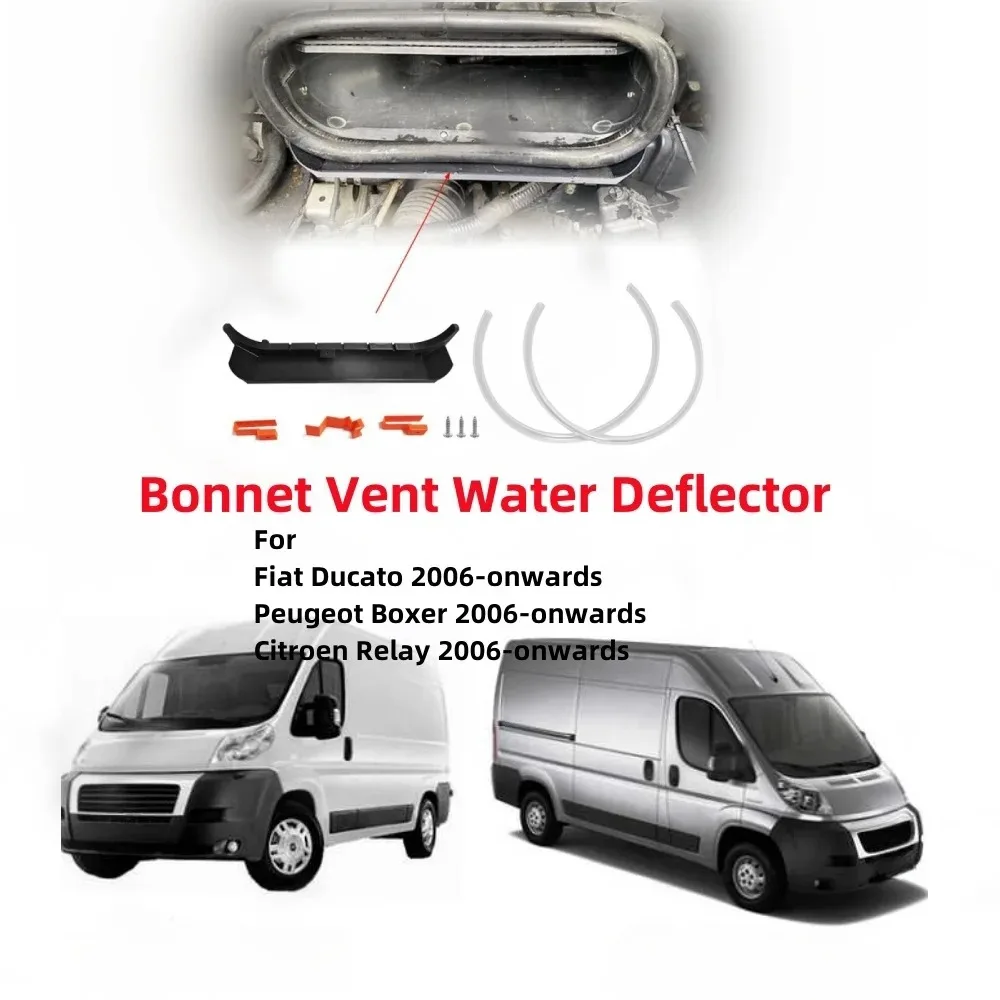 1set Motorhome Bonnet Vent Water Deflector Screw Set For Fiat Ducato Peugeot Boxer Citroen Relay RV Camper Parts Car Accessories