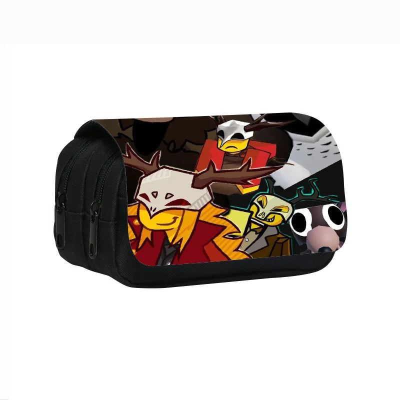 

9 nights in the forest printed double-layer pencil case for primary and secondary school students
