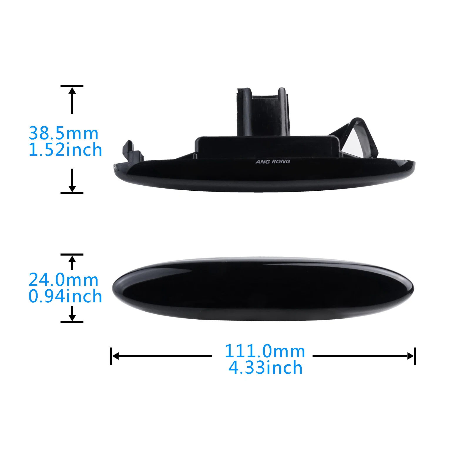 1 Pair Dynamic LED Side Marker Indicator Turn Signal Light Sequential Lamp For Lexus IS250 IS350 ES350 SC430 - view 3