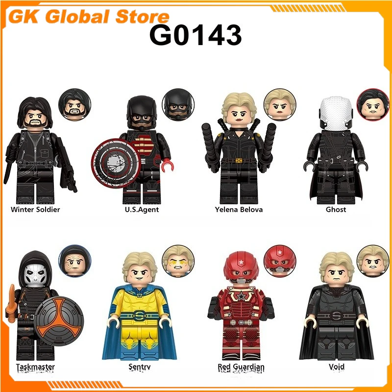 

Guardian New 4cm Movie Figure Perimeter Plastic Model Assembling Building Blocks Desktop Decoration Ornaments Kids Gifts Toys