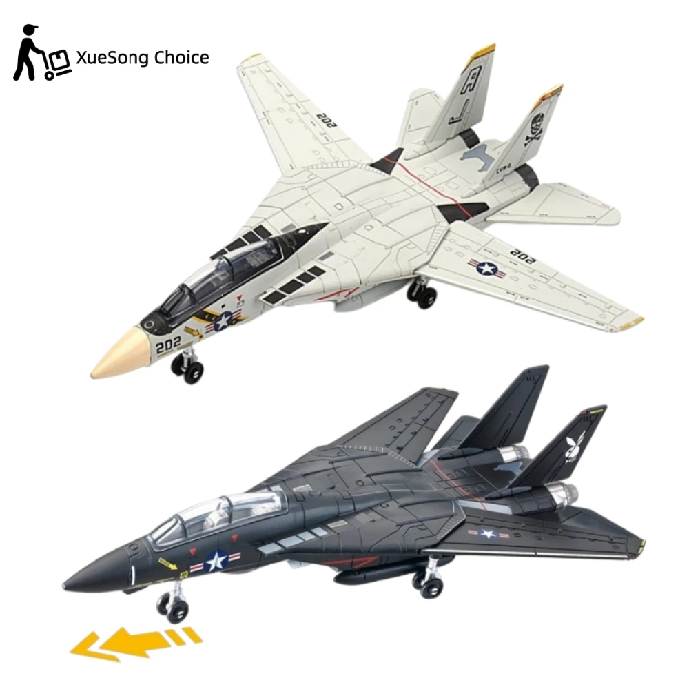 Bloques de construcción de la serie militar 1/72, modelo de caza multipropósito Grumman F-14 Tomcat, juguetes de aviones para regalos de Navidad