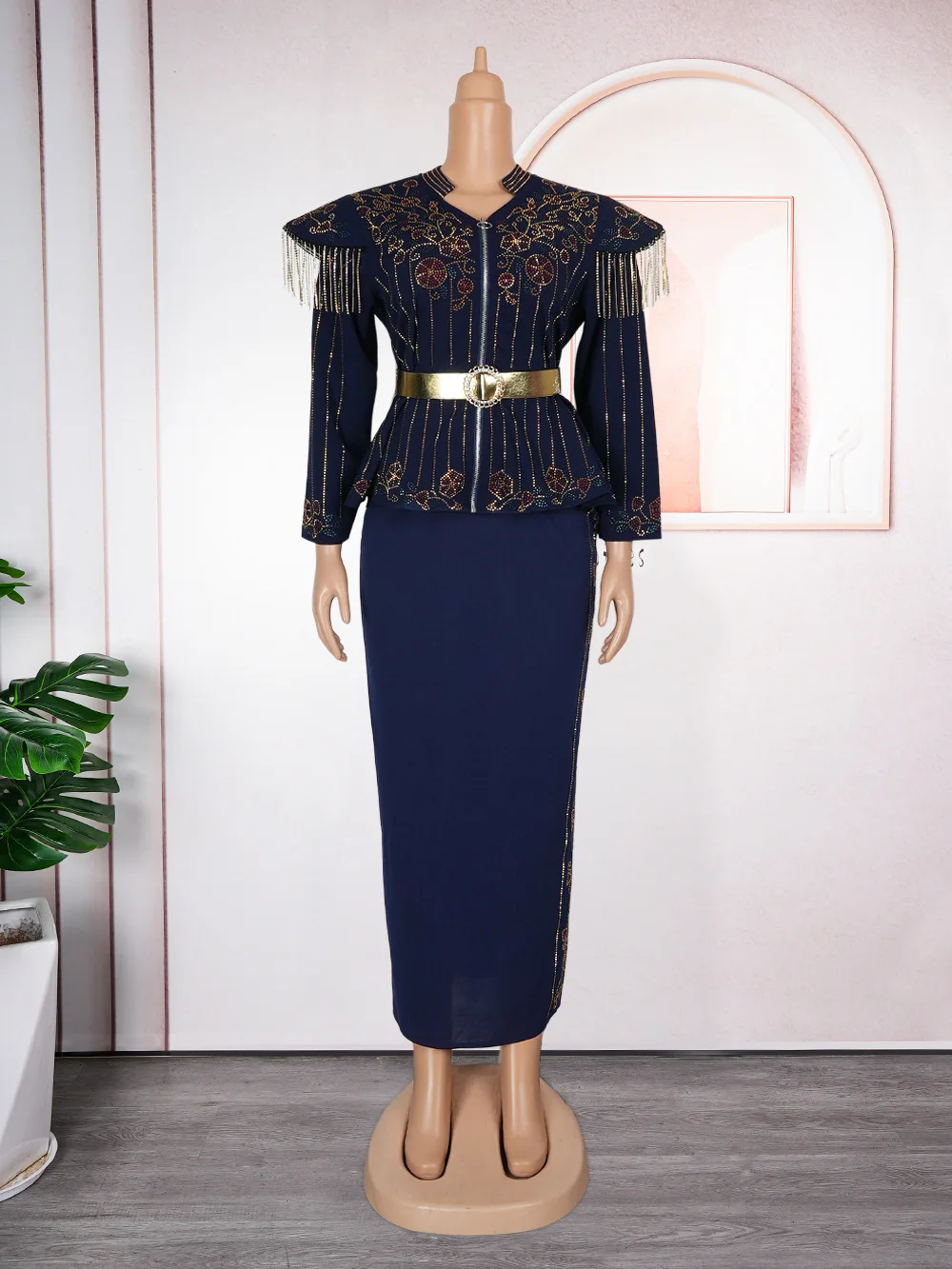 

2025 Elegant Dress Women for Wedding Party Summer Autumn Africa V-neck Long Sleeve Evening Long Maxi Dress Gowns Africa Clothing