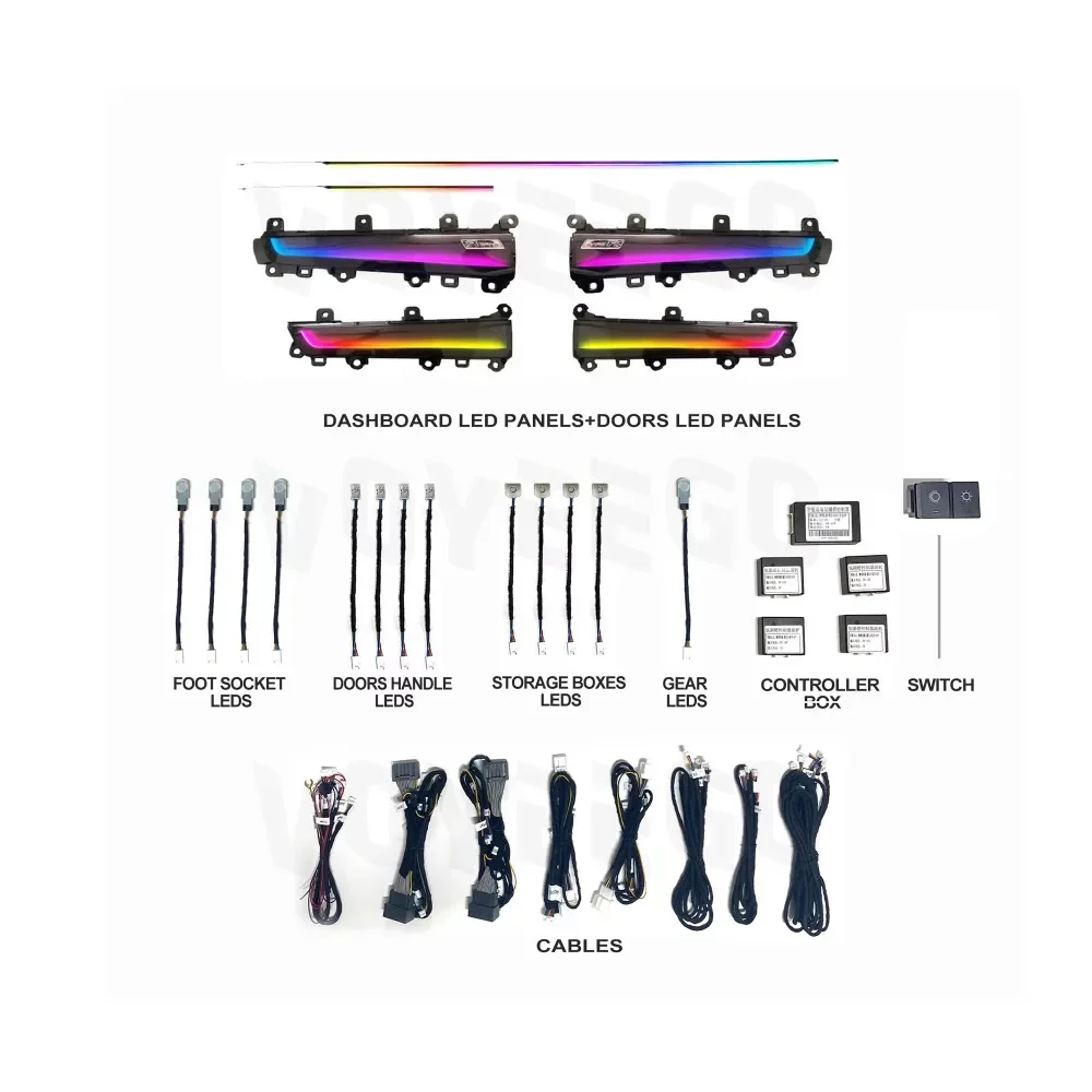 

Auto Parts Interior Decoration Ambient Light 12v Light Emitting Diode Fiber Optic Automotive Light Emitting Diode 2022