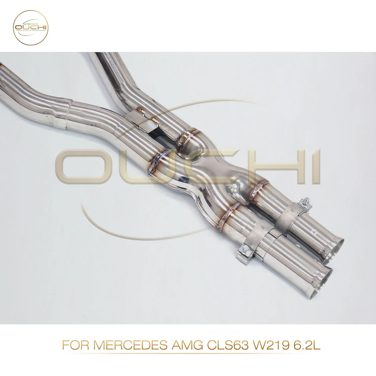 

High Performance Catback For Mercedes AMG CLS63 W219 6.2L OUCHI Stainless Steel Electronic Valve Muffler Tips Auto Parts ﻿