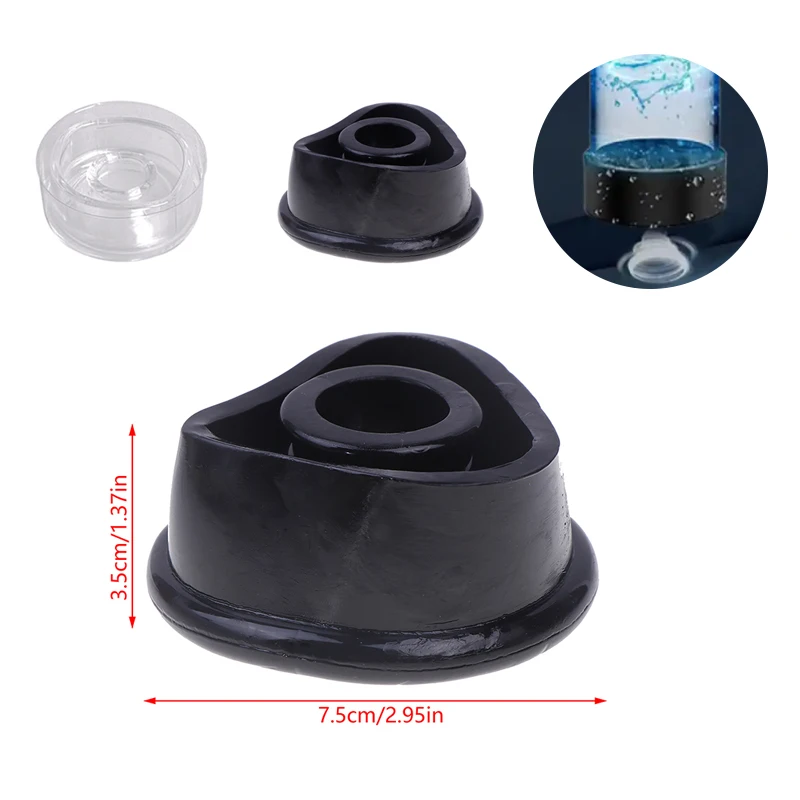 1 قطعة المطاط واضح/أسود العالمي الدقة الراحة اسطوانة ختم كم سيليكون استبدال حلقة السيليكون