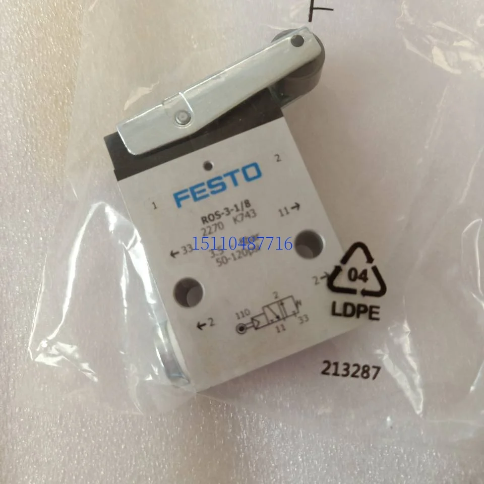 

Festo FESTO Stroke Valve ROS-3-1/8 Stock 2270