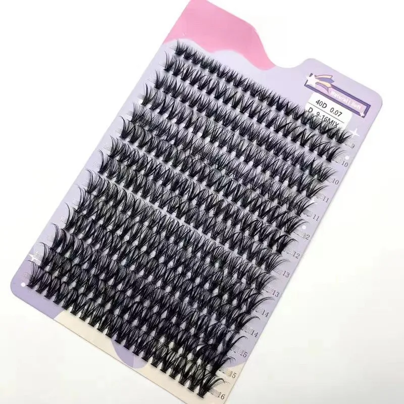 DIV Makeup Large Capacity 14 Rows 40D Mix 9-16mm 280 Clusters False Eyelash