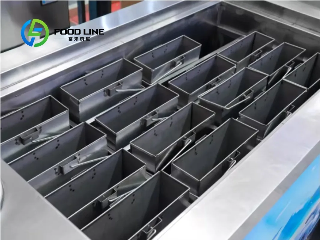 1 Ton Daily Output Industrial Stainless Steel Block Ice Machine New Condition 220V