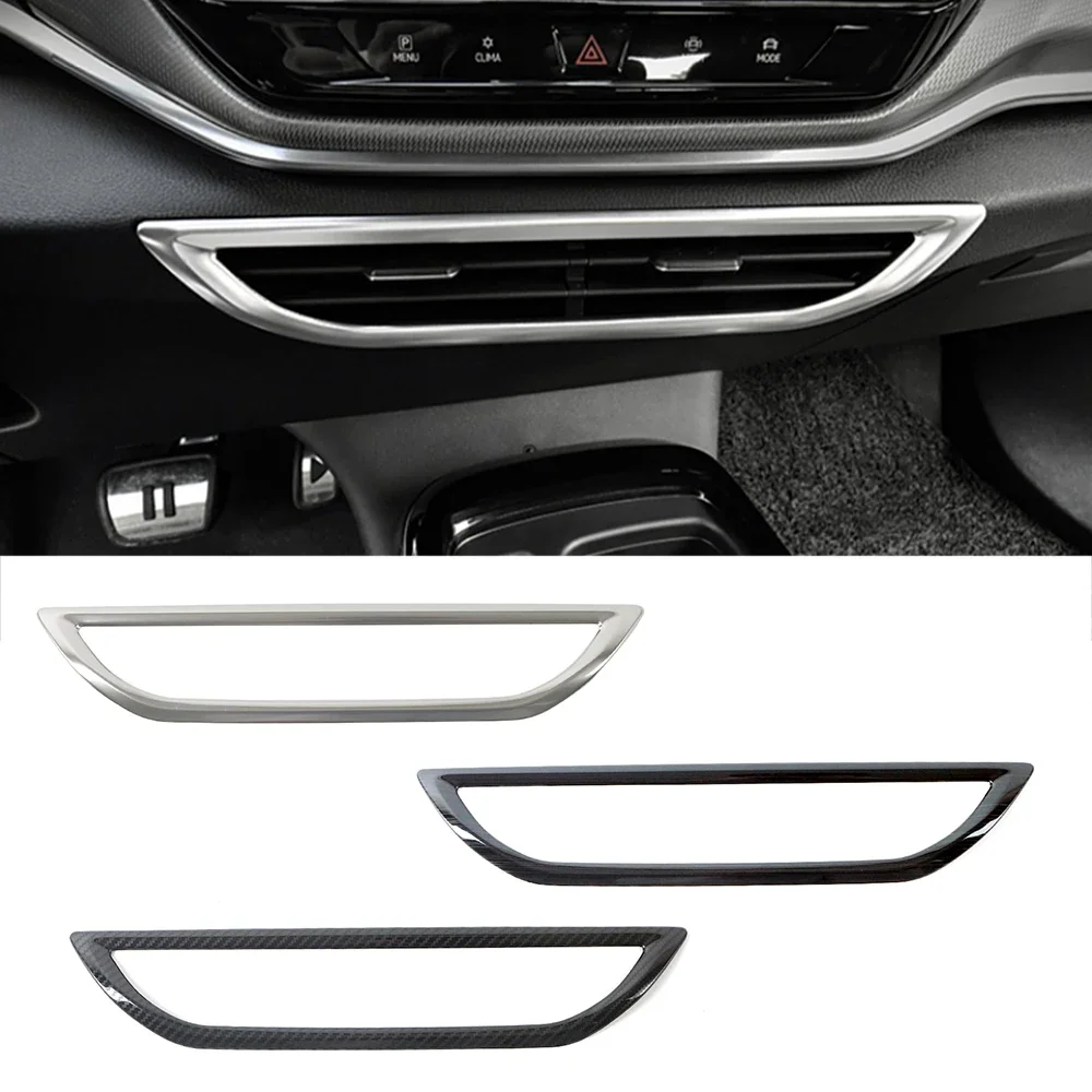 For Volkswagen VW ID.4 ID4 2021 2022 2023 Car Interior Part Refit Center Console AC Air Outlet Vent Frame Ring Trim Sticker