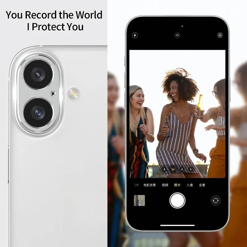 غطاء كامل لعدسة الكاميرا المعدنية لهاتف iPhone 17، غطاء خلفي من زجاج الألومنيوم الفاخر مضاد للخدش مع غطاء حلقي #3
