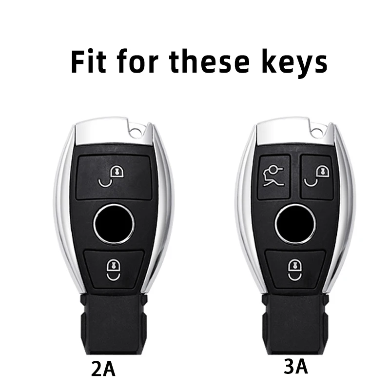 TPU Shell Fob Für Mercedes Benz W204 W463 W176 W251 W205 AMG EINE C E S G Klasse GLA CLA GLK GLC CLS Auto Remote Key Fall Abdeckung