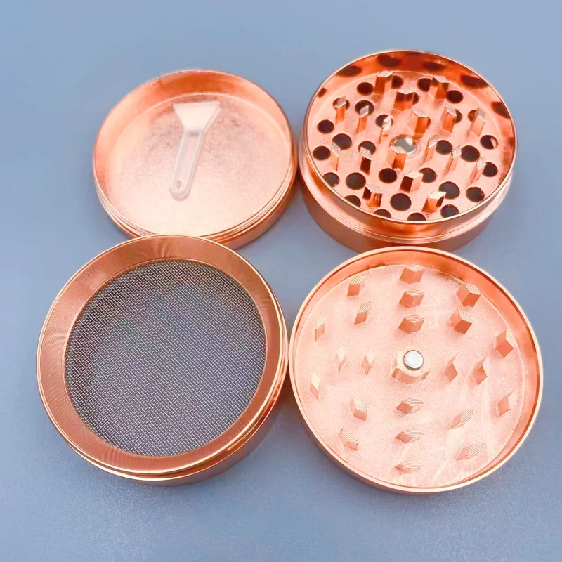 50/60mm Life Tree Herb Grinder 4-layer Manual Grass Pepper Mill Mortar Spice Tobacco Grinder Smoking Cigarette Accessories view 4