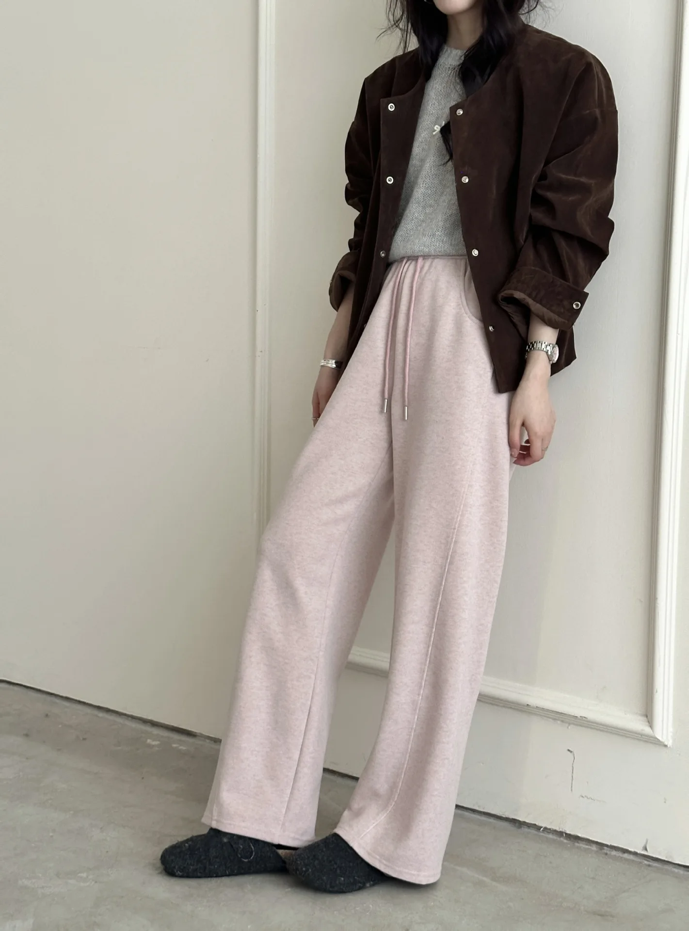 

Широкие брюки с кисточками и эластичной резинкой на талии, прямые женские летние парусиновые хипстерские брюки в полный рост, уличные солнцезащитные модальные пояса, простые