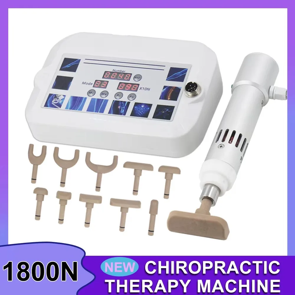 

Electric Chiropractic Adjusting Tools Spinal Correction Adjustment 1800N Relief Lumbar Pain Deep Body Massage Home Use