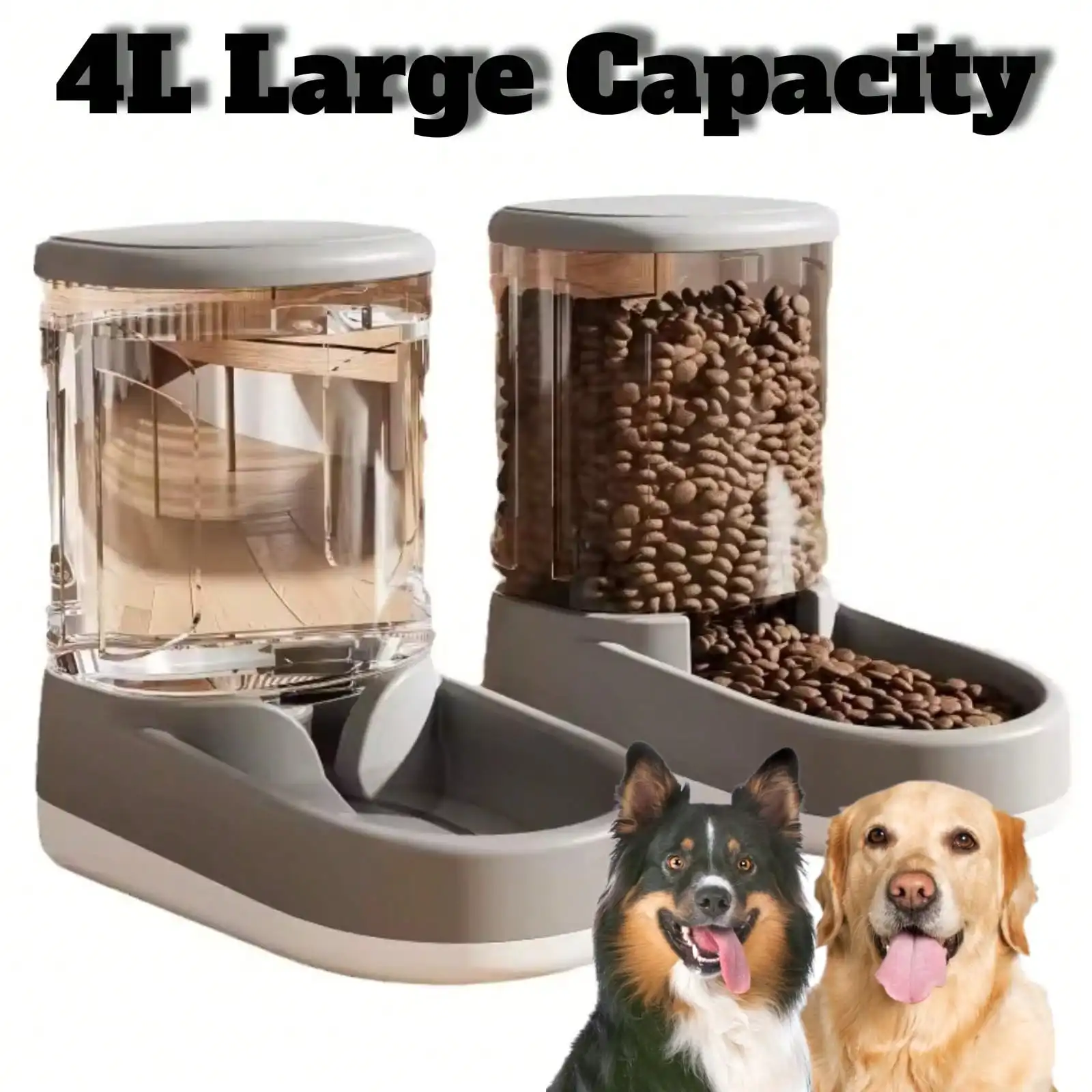

Snugspot 2pcs 8LB Pet Feeder & Waterer Set – Automatic Gravity Design For All Pet Sizes