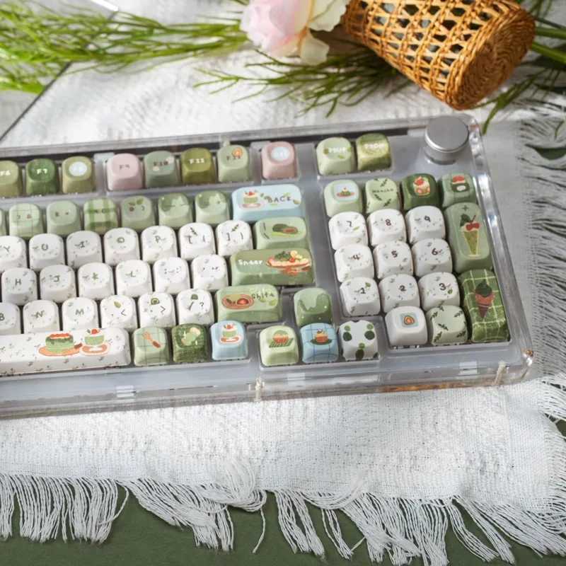 

Picnic keycaps MOA original PBT mechanical keyboard 144 keys full set