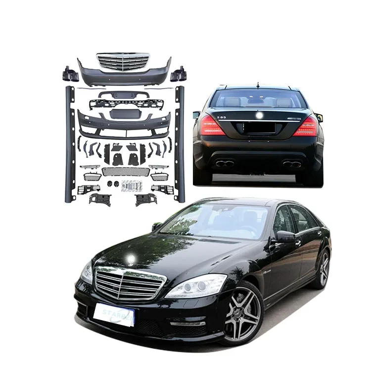 

S-Class W221 upgraded with AMG body kit Old to New Low-end Conversion High-end AMG body kit For Mercedes-Benz