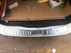 Stainless Steel Rear Bumper Protector Sill Trunk Guard Tread Plate Trim For Audi Q5 2009 -2019 Anti-Rub protection Car styling