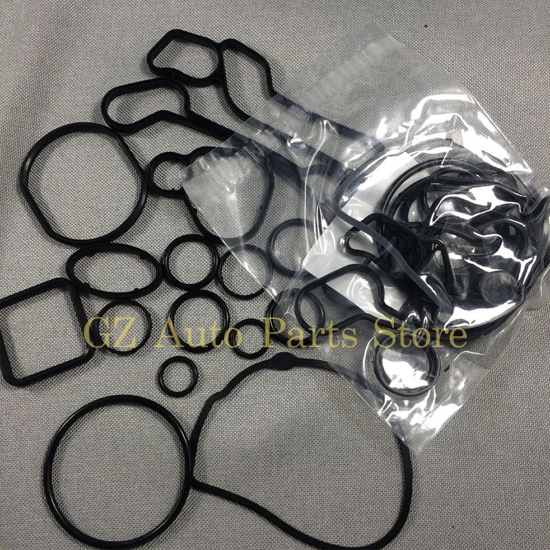 10PCS Cooling System Seal Oil Cooler Gasket Seals For Chevrolet Cruze Sonic Trax Astra Vectra Zafira 2724577