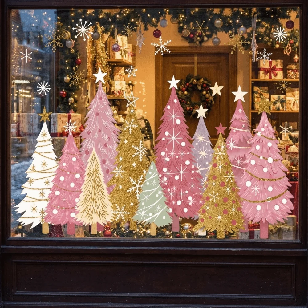 Autocollants de Noël réutilisa - Snowflake Window Decal avis et prix