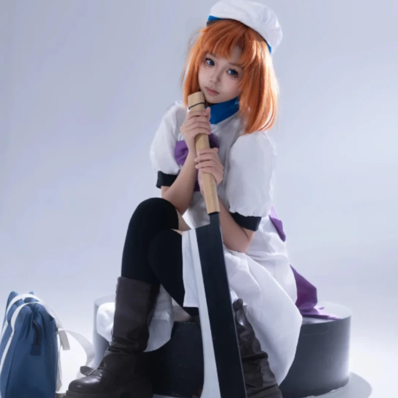 Conjunto de cosplay de Rena Ryuguu Higurashi - Uniforme de marinero, top, falda y corbatín para mujer