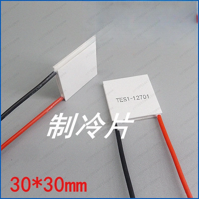 Mini módulo Peltier serie TES1-12701, placa calefactora de refrigeración termoeléctrica de 30 mm