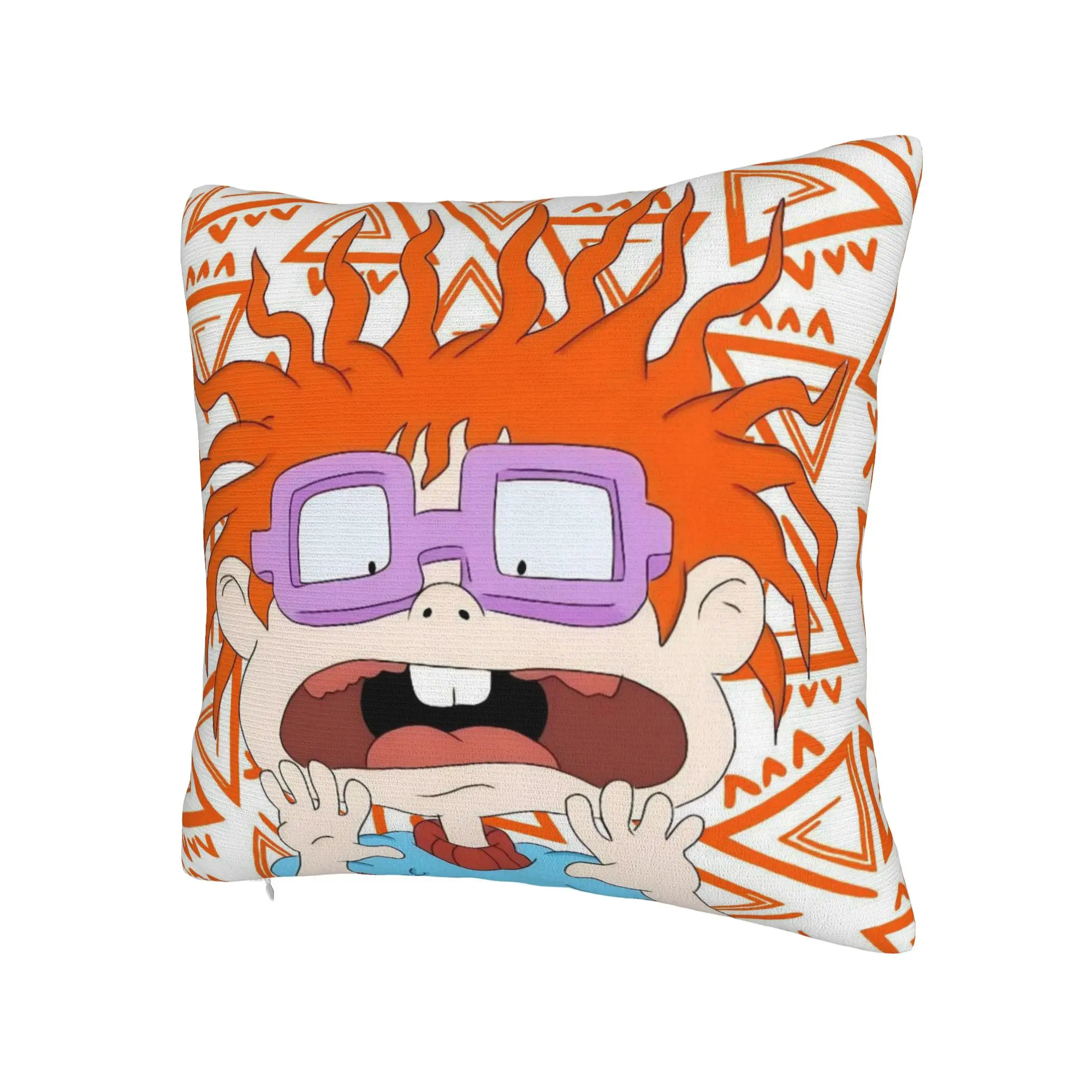 Decorative Pillowcases Cartoon R-Rugrats Accessories Chair  Pillow Case Cover Zipper Multiple Sizes