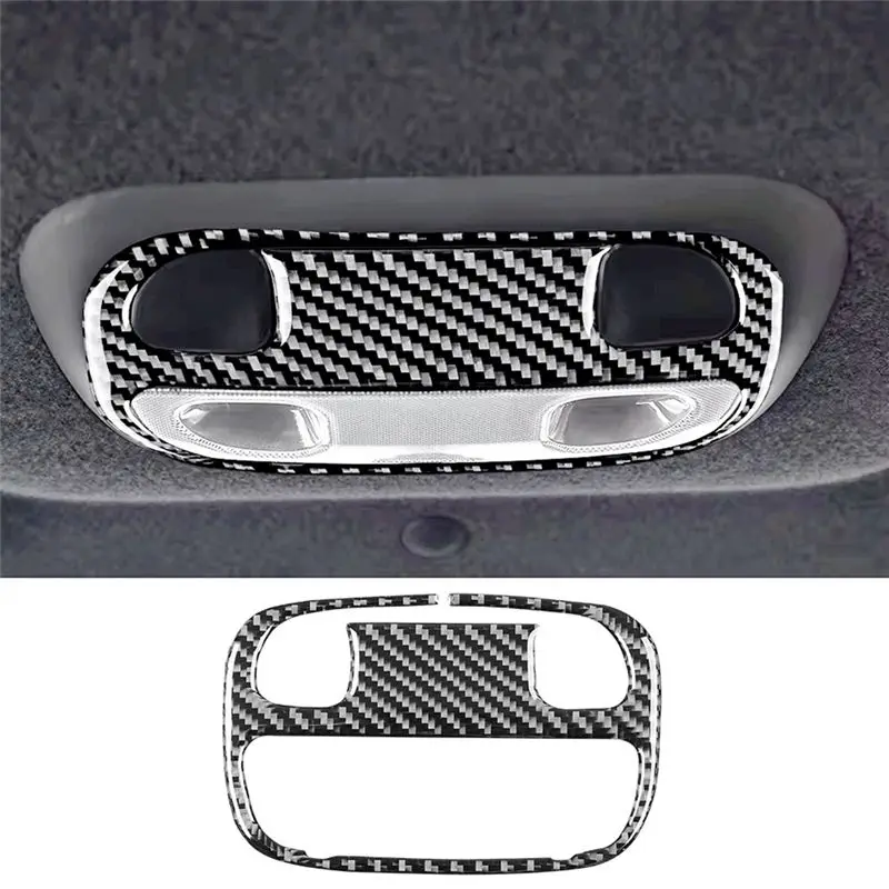 Carbon Fiber For Subaru Impreza 2009 2010 2011 Car Front Reading Light Frame Cover Trim Interior Accessories-A61E - view 6