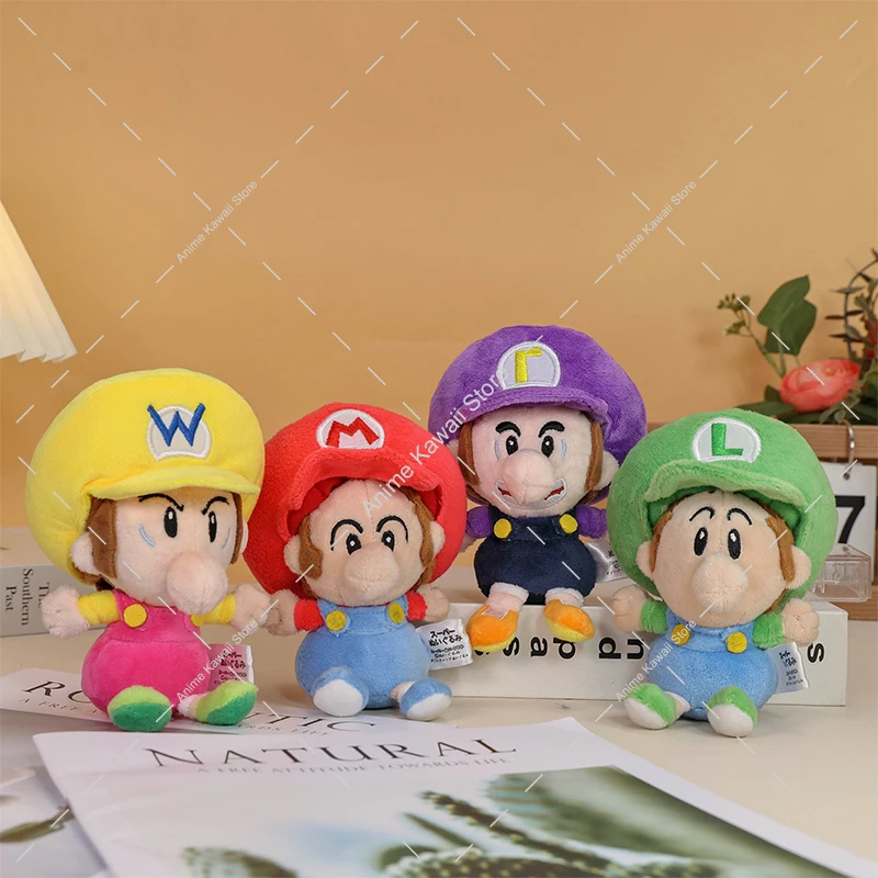 Nowy Mario Bros pluszowa zabawka dziecko Mario Luigi Waluigi Wario miękka wypchana lalka zabawki prezent urodzinowy dla dzieci