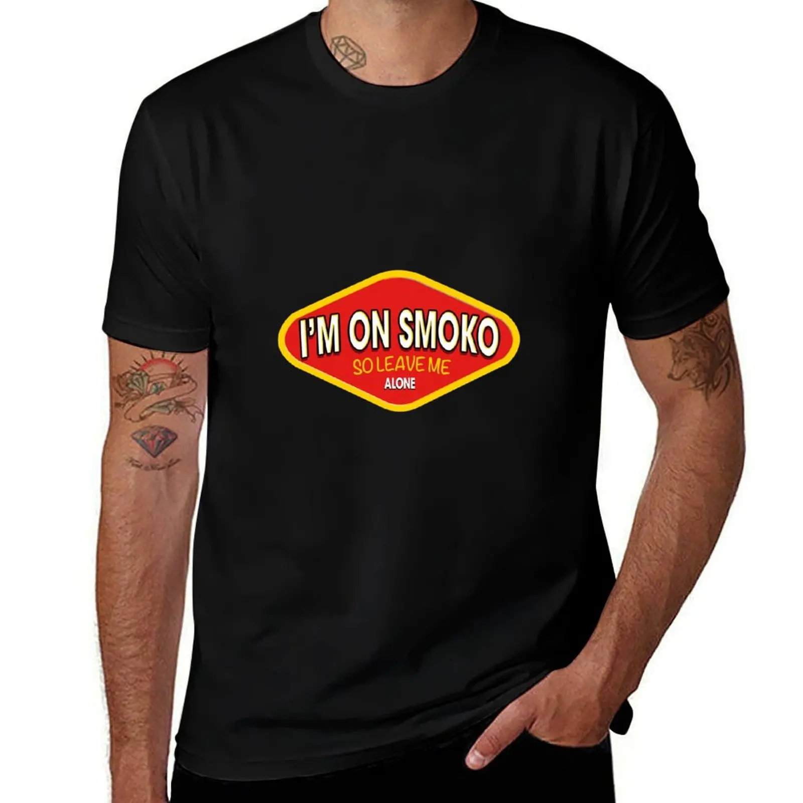 Funny Australia I'M On Smoko The Chats Straya Aussie Punk T-Shirt Basic Short Sleeve for Men T-Shirt