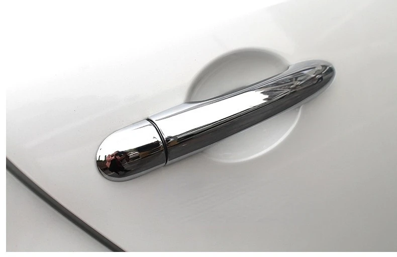 For Renault LAGUNA 2 2001 2002 2003 2004 2005 2006 2007 Carbon Fiber Chrome Car Door Handle Covers Trim Styling Accessories