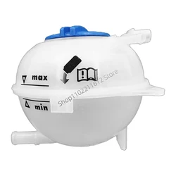 Radiator Coolant Overflow Reservoir Expansion Recovery Tank 6Q0121407 Replacement for VW Fox Polo Audi A1 Seat Ibiza Skoda Fabia