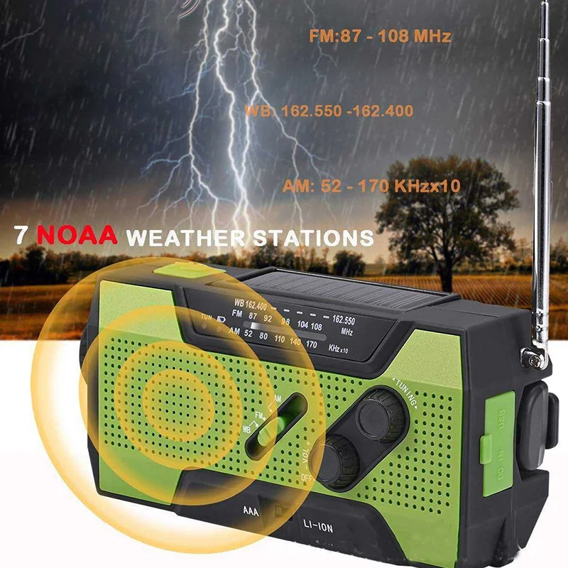 

Аварийное солнечное радио с ручным приводом AM/FM и светодиодной подсветкой для активного отдыха, альпинизма, кемпинга, портативное радио, встроенный динамик.