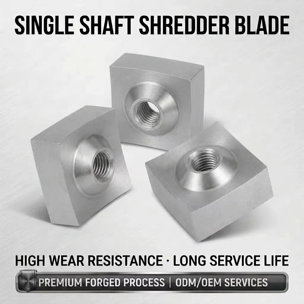 Sharp Single Shaft Shredder Rotor Knives High Precision HSS Industrial Recycling Blades for Plastic Rubber Cutting Machinery
