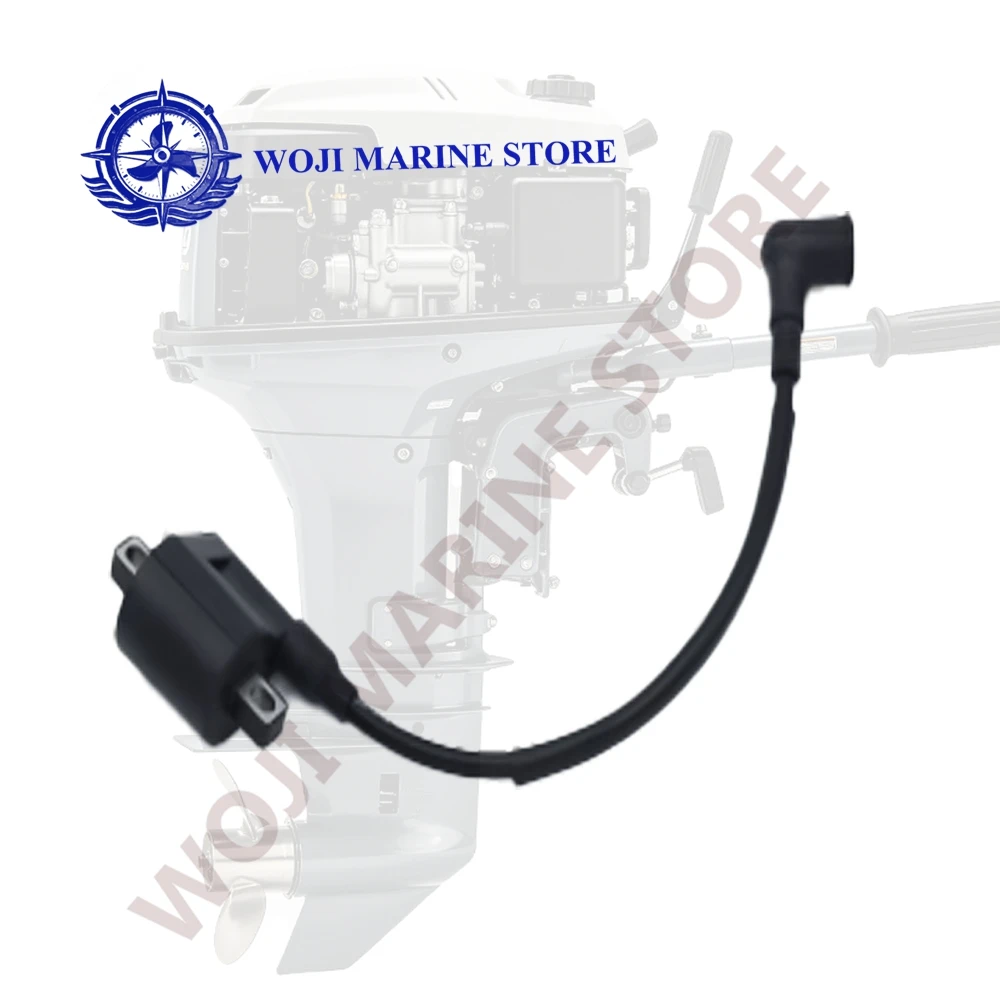 

Boat Ignition Coil 369-06050-1 For Tohatsu Outboard 2-stroke M5B M5BS HP,Mercury 4/5HP,369060501,3F9-06050-0, 16064A1
