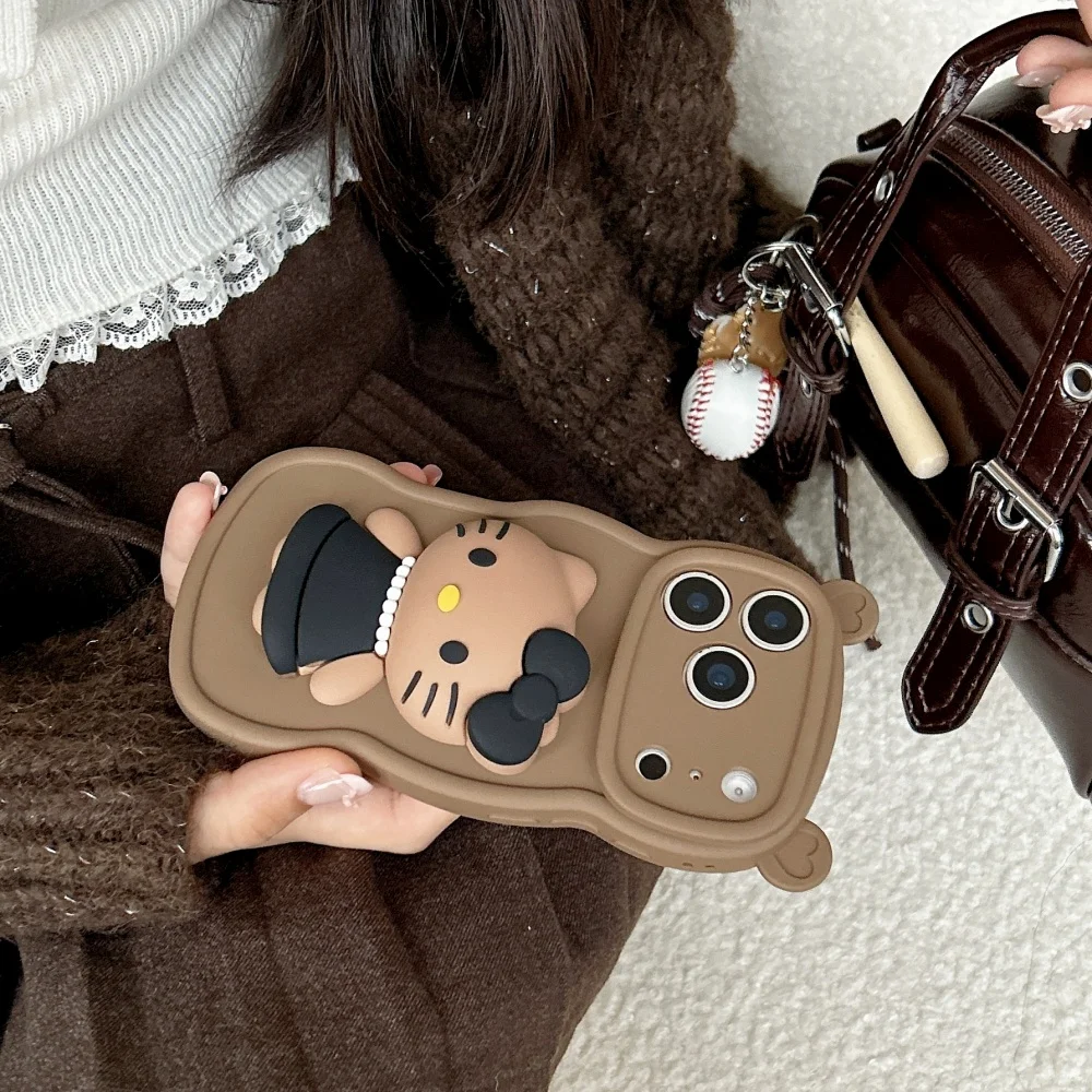 جديد لطيف IMD KT القلب الأذن كاندي متموجة غطاء من السيليكون آيفون 17 16 15 14 13 12 11 برو ماكس X XS ماكس حماية مصد للصدمات #3