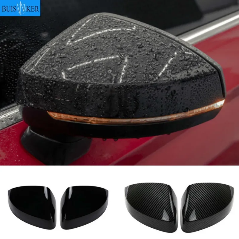 Replacement Side Mirror Cap Covers for Audi A3 S3 8V RS3 Glossy Pearl Black 2013 2014 2015 2016 2018 2017 2019