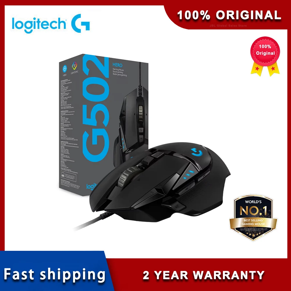 

Logitech G502hero Master Wired Gaming Mouse 502 Esports Machinery Eat Chicken Macro CS Programming Peripheral