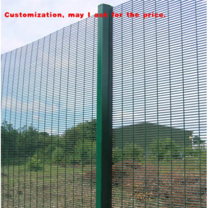 custom.Hot Sale 358 Security Fence Powder Coated Metal Posts Easy Assembly Farm Fencing Home Use