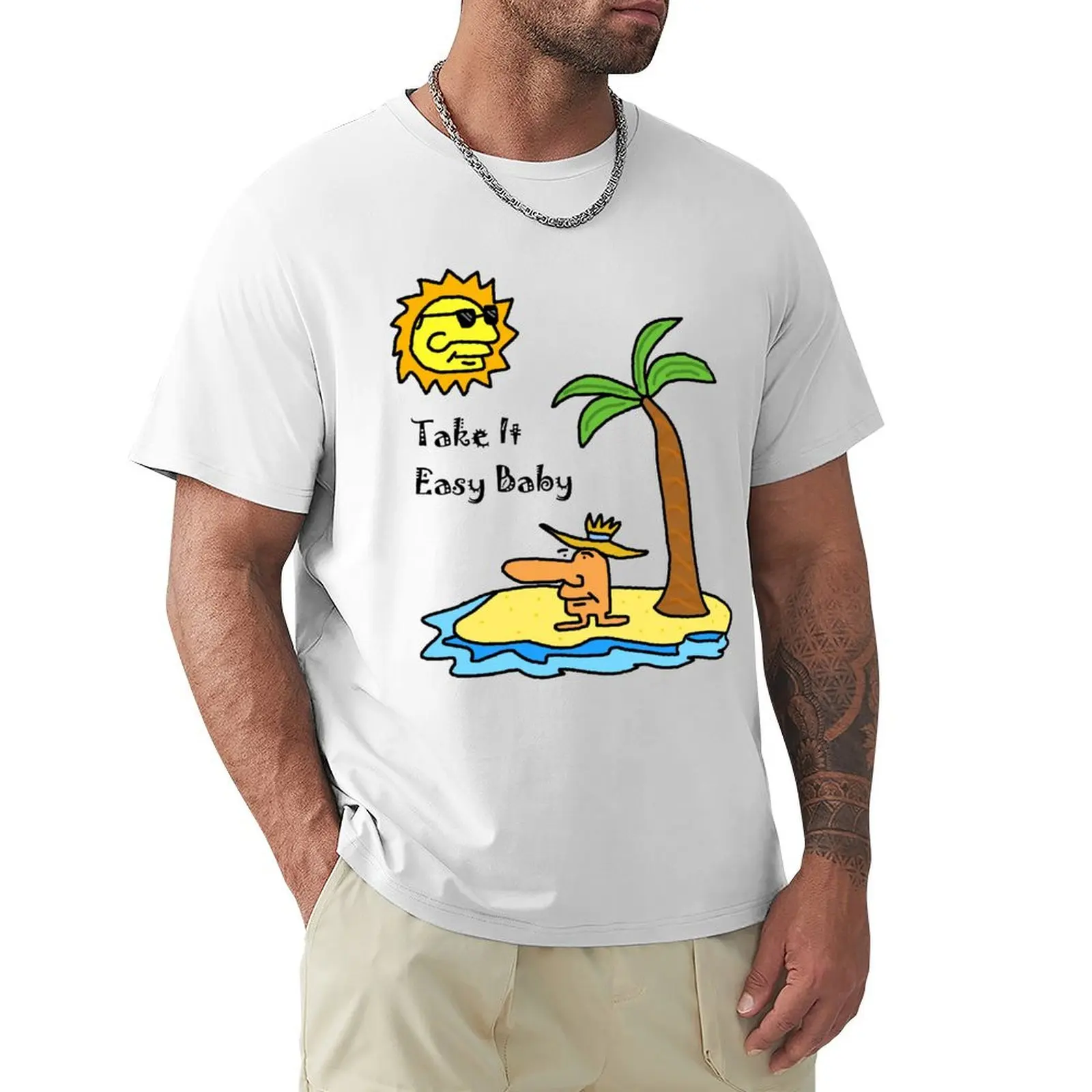 

Schnoz at the Beach T-shirt korean fashion tees vintage slim fit t shirts for men