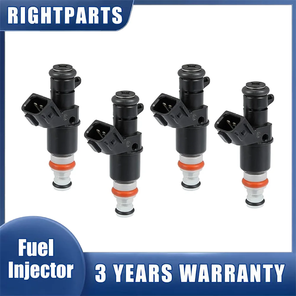 4PCS 16450-PPA-A01 Fuel Injector for HONDA CIVIC 2.0L 2002-2005 CR-V 2.4L 2002-2004