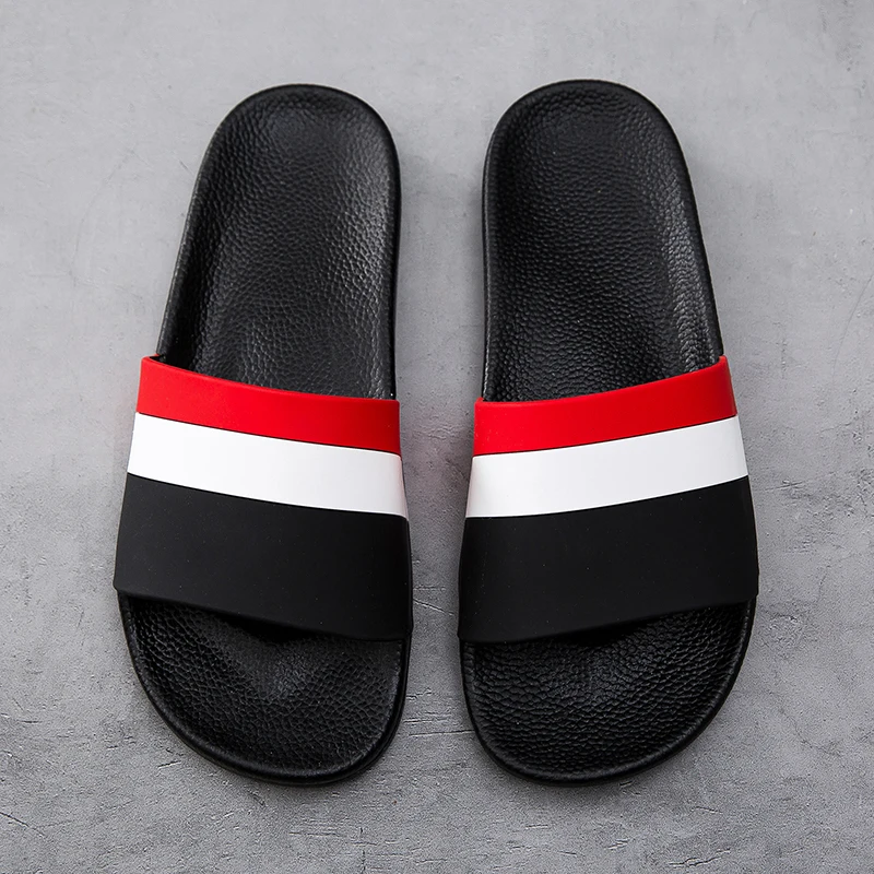 

Men's summer anti-slip furniture slippers for bathroom bathing 2025 home soft-soled couple cool slippers for men