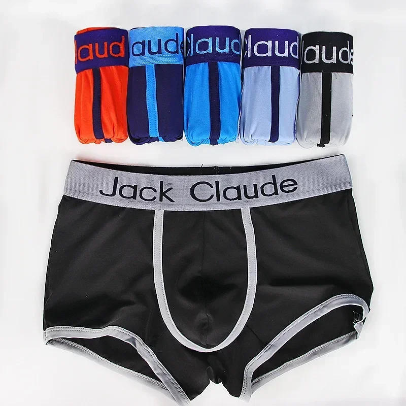 Jack Claude Mens Underwear трусы мужские Boxers Male Panties Pouch Sheath Sheer Underpants Men Tight Underpants Boxer Shorts