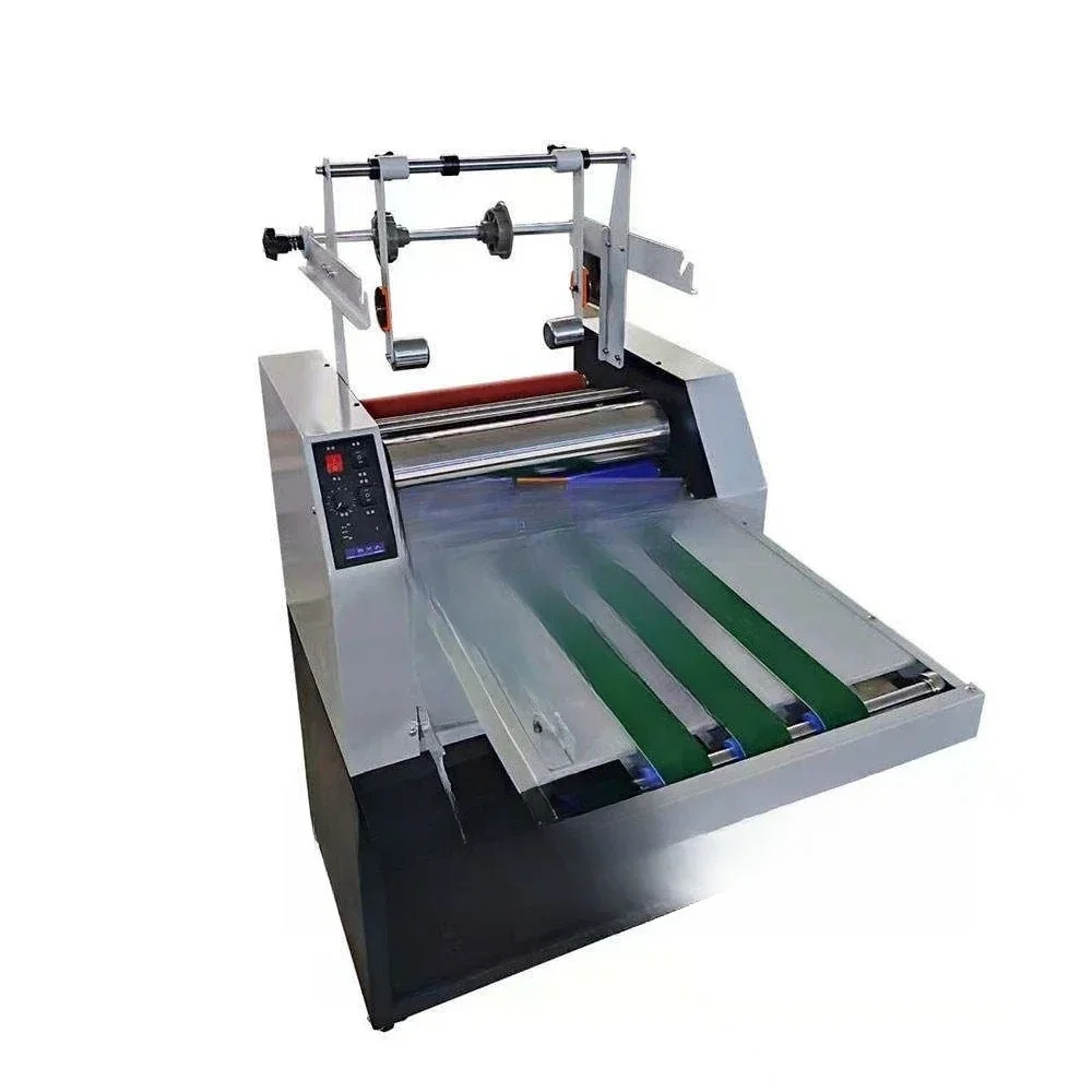 CG8750 Hydraulic Automatic Film Laminator With Automatic Cutter And Edge Folder