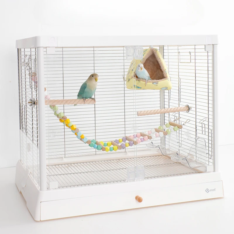 

Outdoor Palomas Parrot Cage Feeder Passaros Budgie Rabbit Birdcage Accessories Cover Gaiola Para Passaros Pet Furniture CY50BC