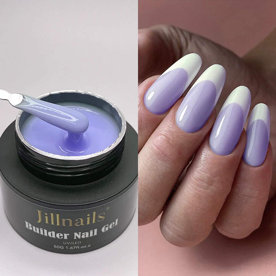 Jillnails 50 ml selbstnivellierendes Builder-Nagelgel, mittleres Gel für die Gebäude von Nagelverlängerungen