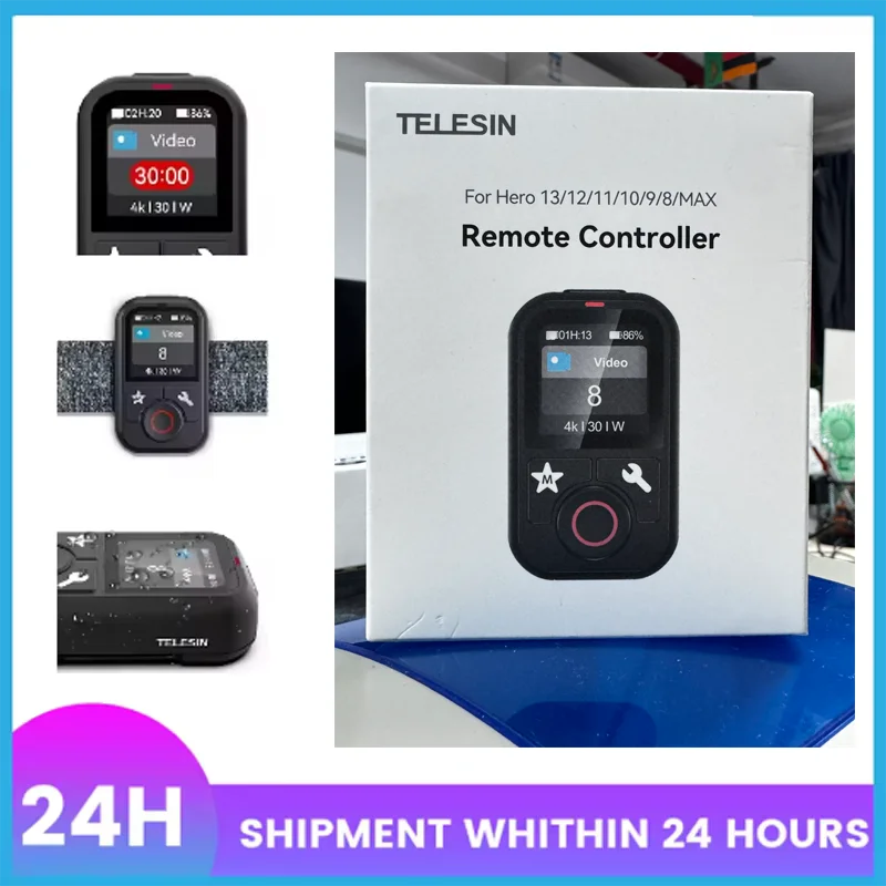 

TELESIN T13 Feet Bluetooth For GoPro Hero 13 12 11 10 9 8/Max Smart Waterproof Bluetooth Remote Controler with Long Battery