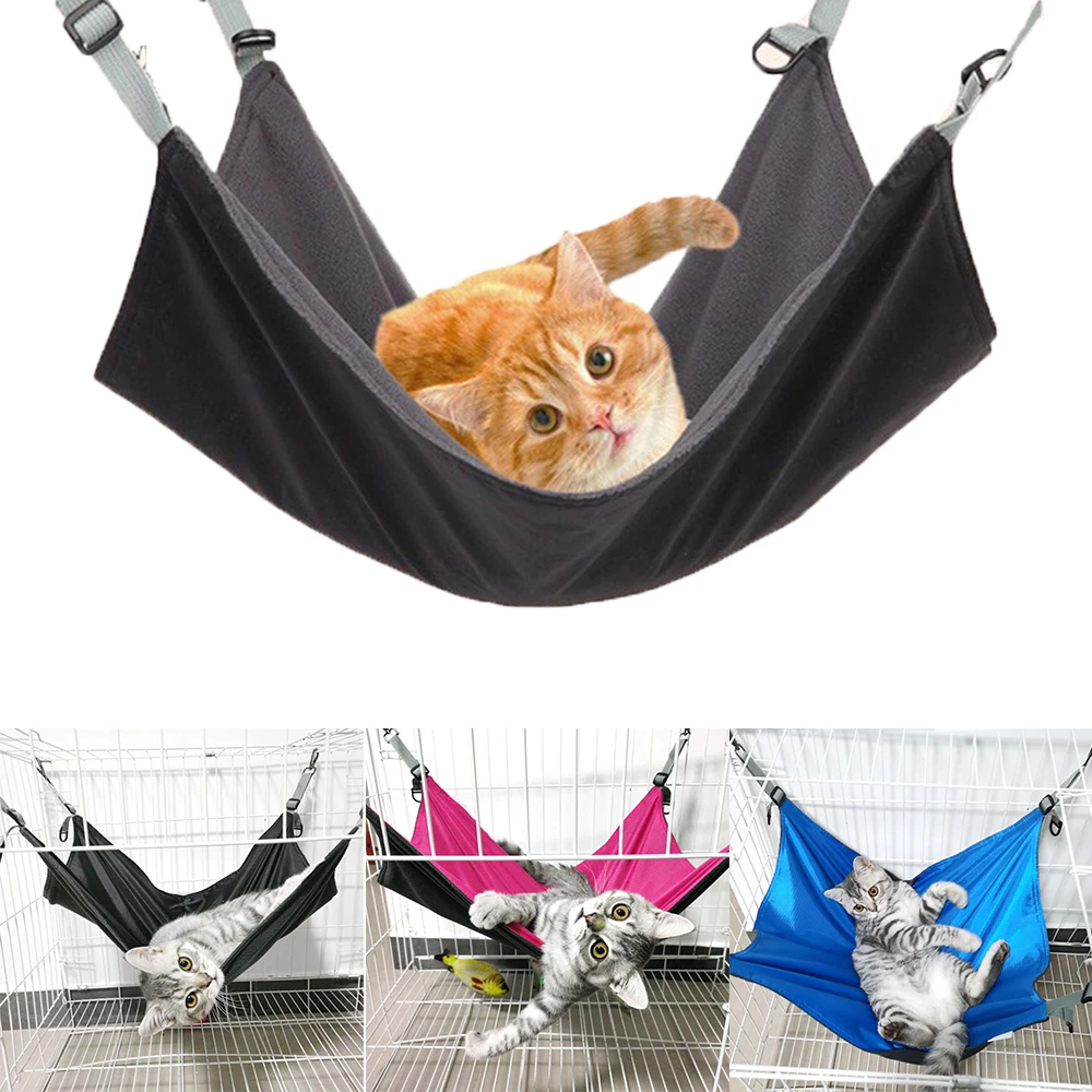 

Double Side Soft Hammock for Pets, Hanging Nest, Hamster Sleeping Bed, House, Small Pets Supplies, Rabbit, Puppy, 4 Season